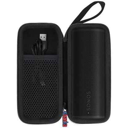 khanka Hard Travel Case Replacement for Sonos Roam 2 / Sonos Roam Portable Smart Bluetooth Speaker - color: Black
