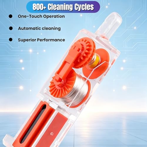 Fiber Pen Cleaner for LC/MU Connectors, 1.25mm UPC/APC Ferrule Cleaner, One-Push Fiber Optic Cleaning Tool with Extendable Probe (2.38” to 3.63”), 800+ Cleans per Unit, Anti-Static - 10 Pack - size: 1.25mm