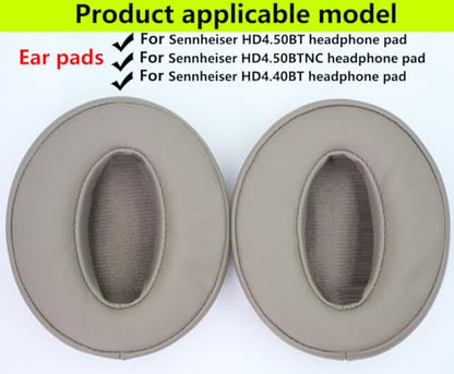 Replacement Ear Pads Compatible with Sennheiser HD4.50BT Champagne Gold | for Sennheiser HD4.50BTNC HD4.40BT Headphone Memory Foam/Protein Leather Earpads Earmuffs - color: Champagne gold