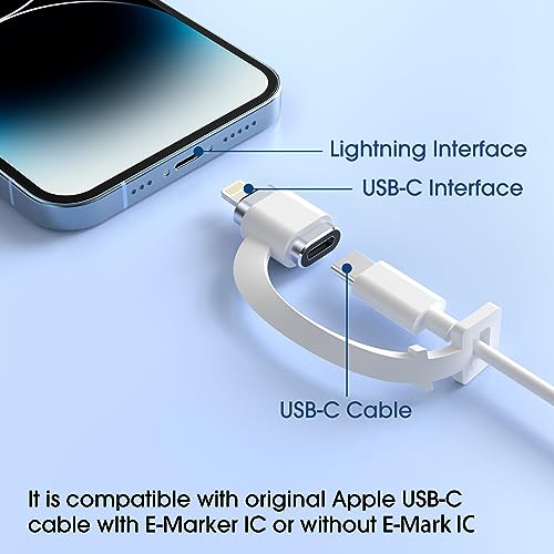 TechMatte USB C to Lightning Adapter 2 Pack 2.2A Charging Data Transfer - color: Grey, size: 2 Pack