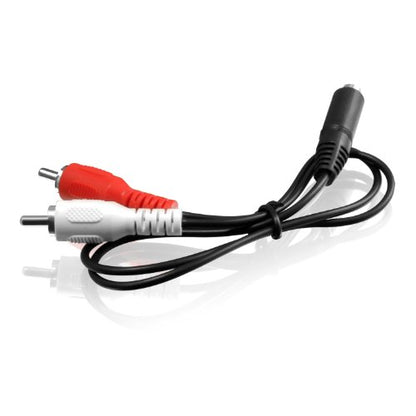 Aluratek iStream AIS01F Bluetooth Audio Receiver Adapter w/ Attached Cable for Smart Phone to Home Stereo, Car, Speakers