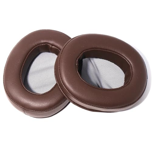 Replacement Ear Pads for Sony MDR-1A/ MDR-1ADAC Headphones - Brown | Fit for Sony MDR-1A/ MDR-1ADAC/ MDR1A Headsets, Premium Protein Leather, Memory Foam Ear Cushions, Comfort Fit, Easy Install