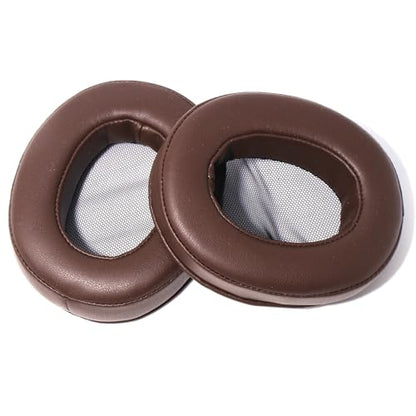 Replacement Ear Pads for Sony MDR-1A/ MDR-1ADAC Headphones - Brown | Fit for Sony MDR-1A/ MDR-1ADAC/ MDR1A Headsets, Premium Protein Leather, Memory Foam Ear Cushions, Comfort Fit, Easy Install