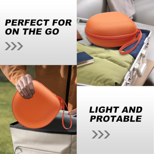 Headphone Case for Skullcandy Crusher/Hesh/Evo Headphone, Orange - color: Orange