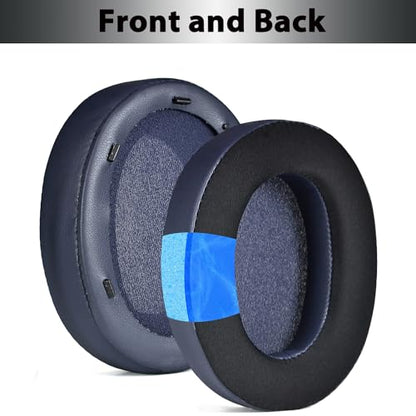 WH-XB910N Replacement Ear Pads, Upgrade Cooling Gel Earpads Cushions for Sony WH-XB910N Noise Cancelling Headphones, Ear Pads Cushions with Soft Memory Foam and Buckle(Blue) - color: Blue-Upgrade Gel-with net and buckle