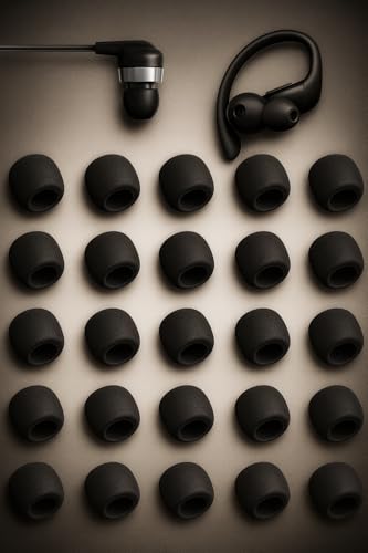Zotech Black Ear Tips for in-Ear Headphones, Extra Small Kids Size 10 Pairs Soft Silicone Earbuds Tips Eartips with 3.8mm Connector Hole, Fit Most in-Ear Earbuds(Inner Hole 3.8mm -4.8mm) - size: Size: Extra Small - Shape: Standard