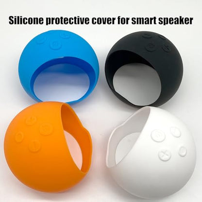 Protective Silicone Sleeve Case for Dot 4 Bluetooth-Compatible Speakers, Shockproof and Covers Speakers Protective Sleeve - color: Blue