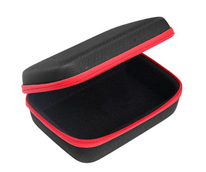 Case for Shokz openrun, openrun pro, openrun Mini, openmove, opencomm, Aeropex, OpenMove, Trekz, Trekz Mini, Trekz Air, Bluez 2, 2S; (Black with red Zip) - color: Black with red zip