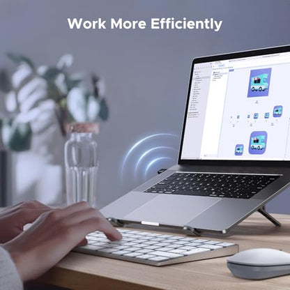 UGREEN PC 블루투스 5.4 동글 수신기 EDR 및 BLE용 USB 블루투스 어댑터, 플러그 앤 플레이 윈도우 11/10/8.1 지원, 데스크톱, 노트북, 헤드폰, 키보드, 마우스, 스피커, 프린터용 - size: Small