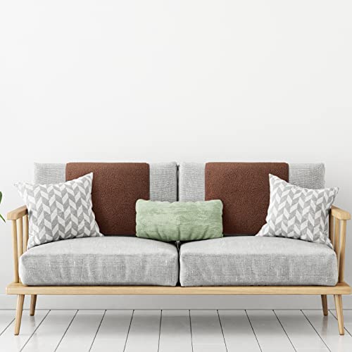 Frienda 2 Pieces Recliner Headrest Covers Sofa Headrest Protector for Recliner Chair Couch Furniture Non Slip for Living Room(Brown) - color: Brown