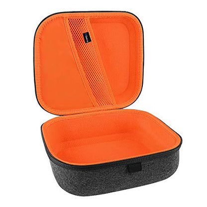 Geekria Shield Headphones Case Compatible with Hyperx Cloud III, Cloud II, Cloud Stinger Core and More, Replacement Hard Shell Travel Carrying Bag with Cable Storage (Dark Grey)