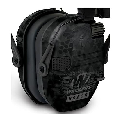 Walker's Razor Slim Electronic Earmuffs | Protective Case - color: Kryptek Camo