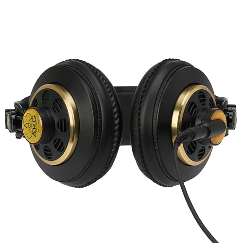 AKG K240STUDIO Semi-Open Studio Headphones | XXL transducers with Varimotion diaphragms and 55 Ohm impedance for mixing, mastering and playback - style: Over Ear Headphones