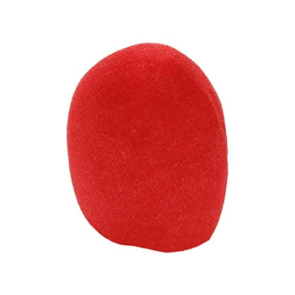 Microphone Foam Cover Red Standard Handheld 10Pcs | These 10 red soft foam covers fit standard handheld microphones for KTV use. - color: Red