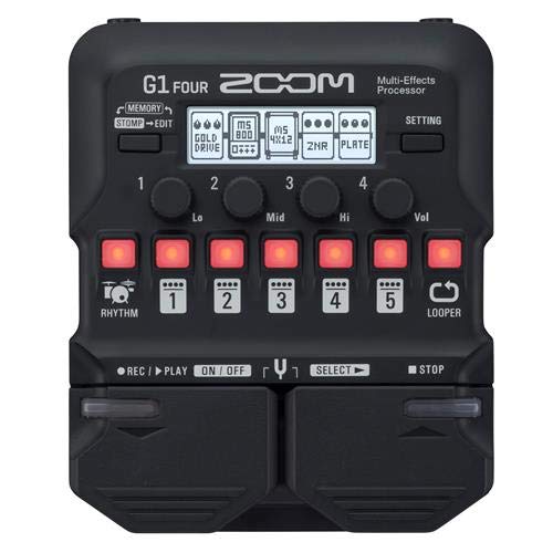 Zoom G1 Four Guitar Multi-Effects Processor - size: Processor Pedal, style: G1 FOUR