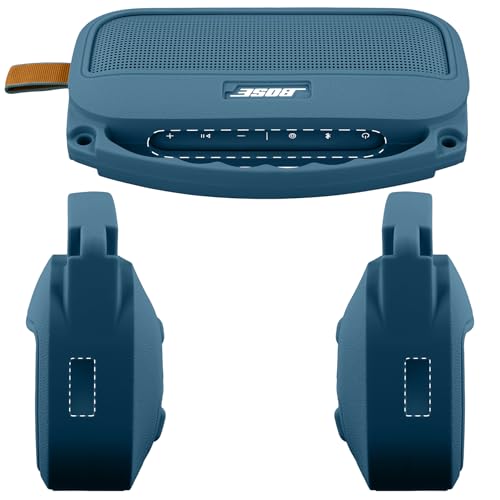 Silicone Cover for Bose SoundLink Flex Portable Speaker 2nd Gen | Scratch-resistant, Unhindered Sound, Silicone Construction, Portable Carrying Silicone Cover, Twilight Blue Silicone Cover - color: Twilight Blue Cover