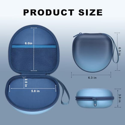 Kids Headphone Case for Candy Bila Gradient Deep Blue(Case Only) | for iClever BTH12 HS19 BTH20 BT22 /JBL/Acer/JoySpark/ADOOPE/Voopwink/MIDOLA/EarFun/IMYB/noot Products Kids Headphones - color: Gradient Deep Blue
