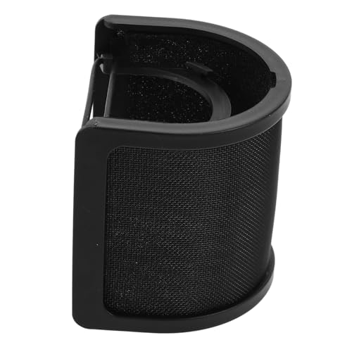 VICASKY Dual Layer Microphone Windscreen Shield U-Shaped Filter for Enhanced Sound Isolation and Noise Reduction Podcasts and Streaming Sessions