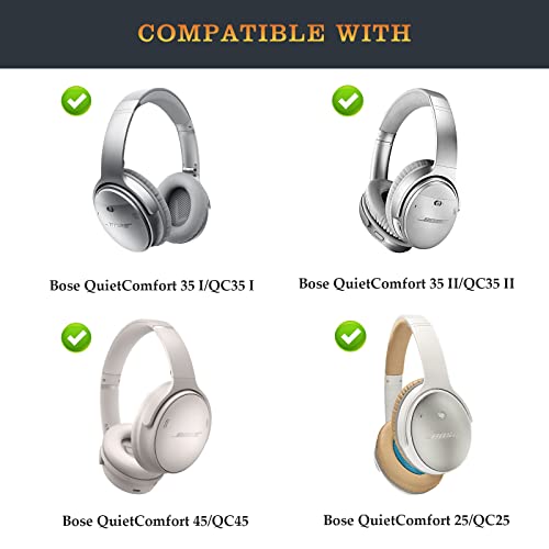 QuietComfort 35 Hinge Screws Fit Great QC35 Hex Screw, Metal Hinge Swivel Screw Hinge Pin Parts Replacement for Bose QuietComfort 35 II/QC35 II/QC35 I/QC45/QC45 SE/QC25/QC Wireless Headphones (Silver) - color: Silver