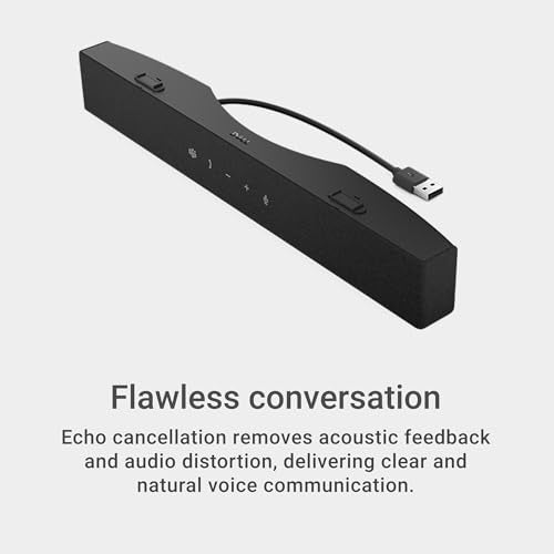 Dell Pro Premium Conferencing Soundbar SB725, LED Status Indicator | Microsoft Teams Certified, Zoom Certified, End Call Volume Controls, 3 Year Warranty