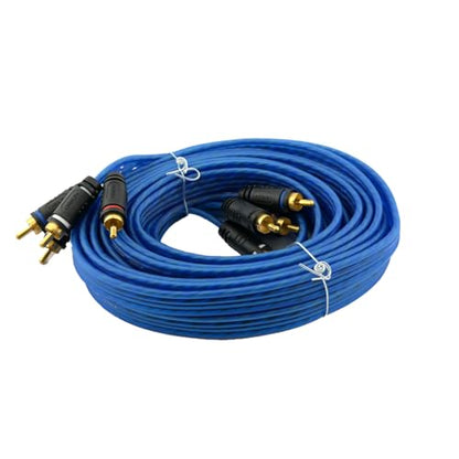 ORION Wired CR44CH 4-Channel RCA Cable, 17-Ft Blue CCA Car Audio Interconnect, RCA Male to Male Straight Connectors, Amplifier, Speakers, Home Theaters, Subwoofers, Hi-Fi Systems & DSP Signal Cable - style: 4 CH - 17 FEET