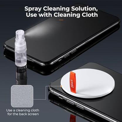 K&F CONCEPT 20-in-1 Keyboard Cleaning Kit for Phone, Camera, PC, Earphone | Suitable For Multiple Devices,Lens Pen And Blower Remove Dirt, Screen Cleaner and Pin, Disinfect, Anti-Static, Degrease,MM03