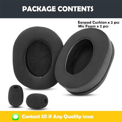 BlackShark V2 Earpads Replacement for Razer BlackShark V2/BlackShark V2 Pro Gaming Headset Ear Cushions with Cooling Gel Layer and Memory Foam