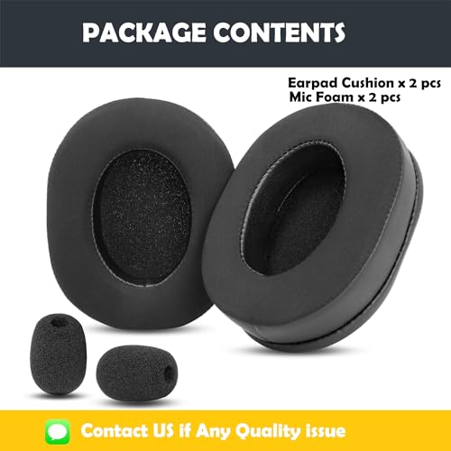 BlackShark V2 Earpads Replacement for Razer BlackShark V2/BlackShark V2 Pro Gaming Headset Ear Cushions with Cooling Gel Layer and Memory Foam