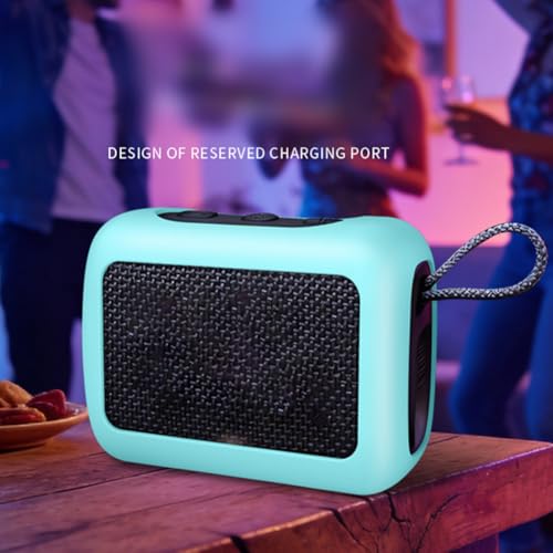 for JBL Go 5 Waterproof Bluetooth Speaker Silicone Cover Case, Silicone Case Compatible with JBL GO 5 Bluetooth Speaker Shockproof Protective Cover，Portable Silicone Travel Case, Protective Skin Case - color: pink
