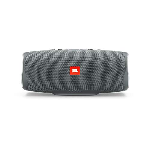JBL Charge 4 - Waterproof Portable Bluetooth Speaker - Gray | Wireless Bluetooth Streaming, Up to 20 hours of playtime, IPX7 waterproof, JBL Connect, Durable fabric and rugged material - color: Gray