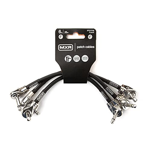 MXR Patch Cable 6 in|15 cm - 3 Pack (3PDCP06) - size: 6 Inch