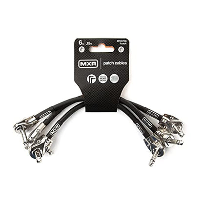 MXR Patch Cable 6 in|15 cm - 3 Pack (3PDCP06) - size: 6 Inch