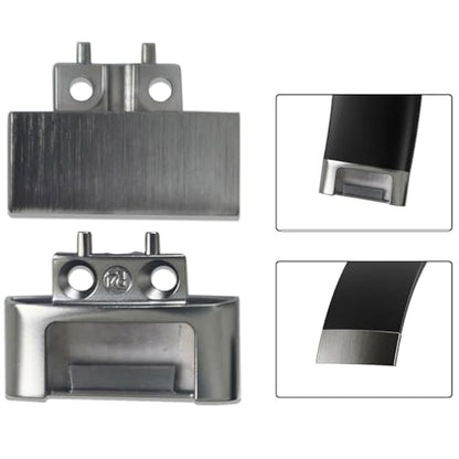 Solo 4 Hinge Replacement Headband Connector Metal Folding Hinge Clip Pin Cover Repair Parts Set Kit Accessories Compatible with Beats Solo 4 Wireless (Model A2924) Headphones. (Matte Black) - color: Matte Black