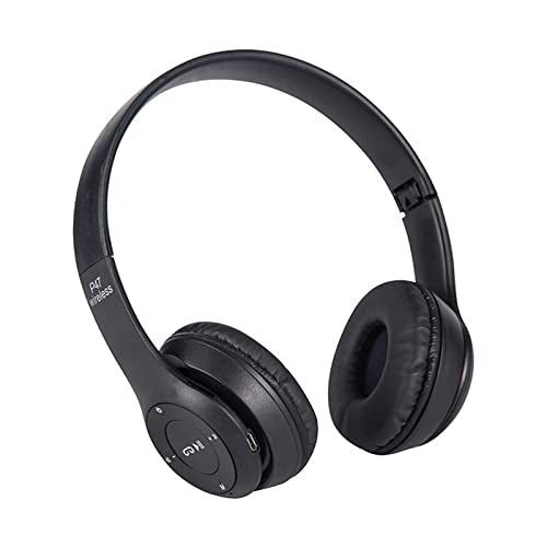 Pongnas Foldable Over Ear Gaming Headphones with Stereo Sound Lightweight Comfort Design Noise Isolating Ear Cups Mic Monitoring RGB Lighting Fit for PC Laptop