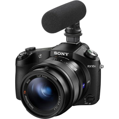 Sony ECMGZ1M Gun / Zoom Microphone (Black) | Mode records audio level corresponding to length, Mic, Mode records super directional