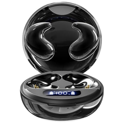 Side Sleeper Sleep Earbuds, Ultra Flat Invisible Hidden Bluetooth Headphones, Zero Pressure White Noise Sleep Earphones, No Lights or Pop-Up Alerts for All Night Comfortable Undisturbed Sleep