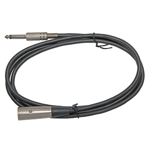 XLR to 1/4" Cable (6ft, XLR MALE-1/4 TS) - color: XLR MALE-1/4" TS, size: 6ft