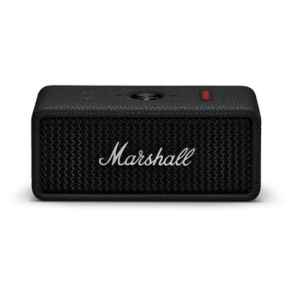 Marshall Emberton III Portable Bluetooth Speaker - Rugged Waterproof/Dust-Proof Design | Loud Stereo Sound, Deep Bass | Compact and Wireless for Travel and Outdoors - Black and Silver - color: Black & Silver