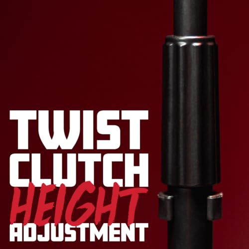 Gator Frameworks Rok-It Series Tripod Mic Stand Adjustable with 31.5" to 61.5" Height, Fully Collapsible for Convenient Travel (RI-MIC-520) - style: Standard Tripod