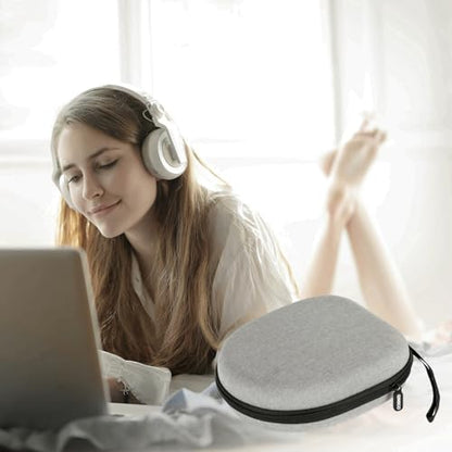Ginsco Universal Headphone Case Compatible with JBL Tune 510BT 720BT, Sony WH-CH 720N/WH-CH520, with Sony/JBL/Soundcore Q20i Q30/BERIBES/TOZO/KVIDIO etc Wireless Headphones Gray - color: Gray