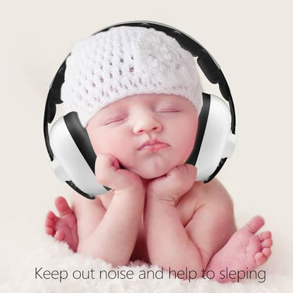 BBTKCARE Baby Headphones Noise Cancelling Headphones for Babies for 3 Months to 3 Years - white - color: White