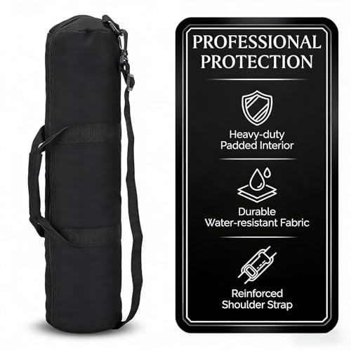 Tripod Case Heavy Duty Tripod Bag with Shoulder Straps and Handles S - size: 22.4 in L * 7.5 in D