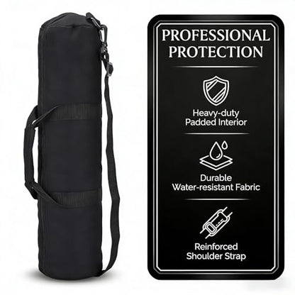 Tripod Case Heavy Duty Tripod Bag with Shoulder Straps and Handles S - size: 22.4 in L * 7.5 in D