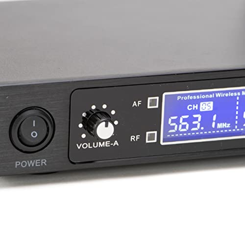 CAD Audio WX200 UHF Dual Handheld Microphone System | 2 Channels. 164 Feet Range, Metal Receiver, XLR and 14? Outputs, 10 Hr Battery - style: WX200