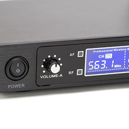 CAD Audio WX200 UHF Dual Handheld Microphone System | 2 Channels. 164 Feet Range, Metal Receiver, XLR and 14? Outputs, 10 Hr Battery - style: WX200