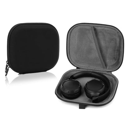 Linkidea Headphones Carrying Case Compatible with JBL Tune 670NC/Tune 660/600BT/570BT, Live 460NC/400BT, Protective Hard Shell Travel Bag with Cable, Charger Storage (Black)
