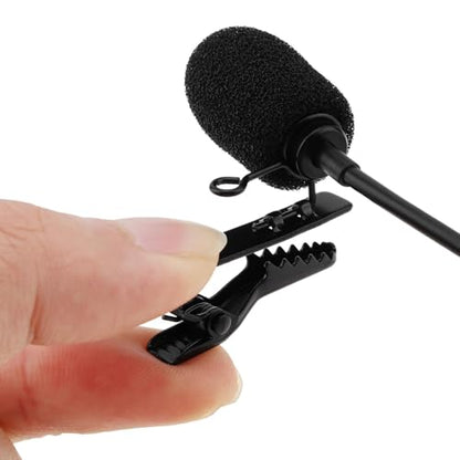 Lavalier Microphone Fit for DJI Mic 2 Rode Wireless Pro Wireless GO 2, Omnidirectional Lav Lapel Wearable Mic(1)