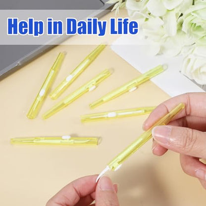 10 Pcs Phone Charge Port Cleaning Tool Kit Anti-Clogging Mini Brushes Cleaner Charging Port Cleaner Dual Side Multifunction Tools for Phone Camera Lens Speaker and Receiver - color: Yellow
