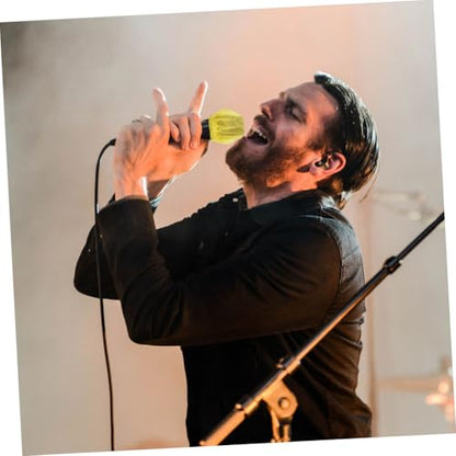 Toyvian 120pcs Disposable Non-woven Microphone Covers Protects against Saliva and Noise for Recording Studios Meetings and Events