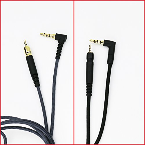 NewFantasia Replacement Audio Cable Compatible with Sennheiser Game ONE, Game Zero, PC373D, GSP350, GSP600, GSP500 Gaming Headsets 2m/6.6ft - size: 6.6 ft